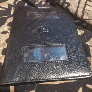 Leather passport holder wallet like new!